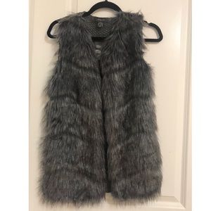 Faux fur jacket